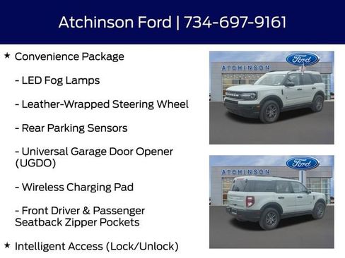 Certified 2022 Ford Bronco Sport Big Bend w/ Convenience Package image 12