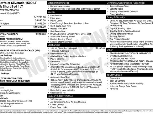 Used 2021 Chevrolet Silverado 1500 LT w/ Texas Edition Plus RWD image 6