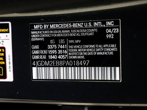 Used 2023 Mercedes-Benz EQS 450+ 4MATIC SUV image 24