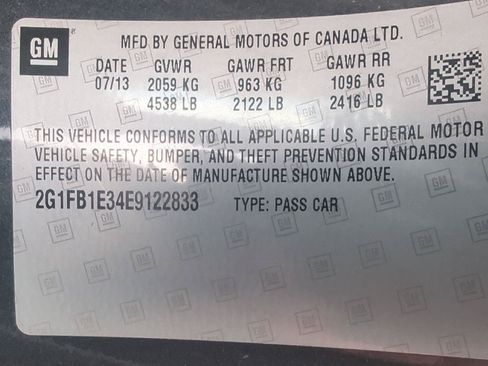 Used 2014 Chevrolet Camaro LT w/ Rear Vision Package RWD image 1