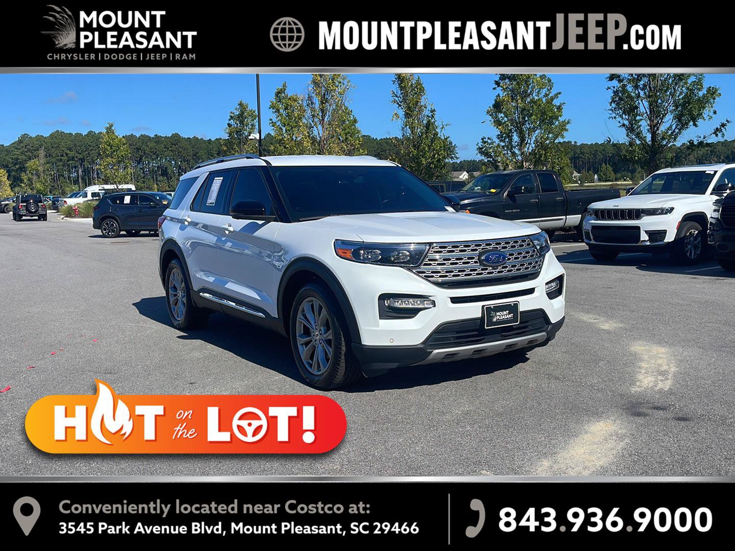 Used 2023 Ford Explorer Limited w/ Equipment Group 301A RWD image 1