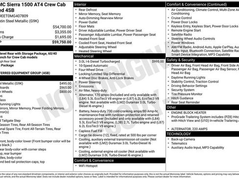 Used 2021 GMC Sierra 1500 AT4 AWD/4WD image 18