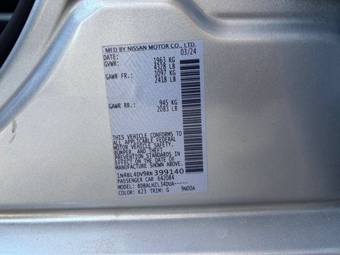 Used 2024 Nissan Altima 2.5 SV FWD image 30