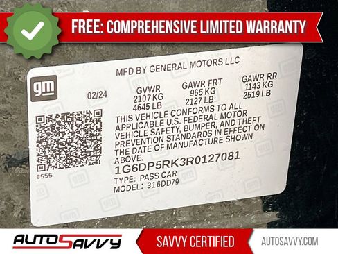 Used 2024 Cadillac CT5 Sport w/ Climate Package RWD image 33