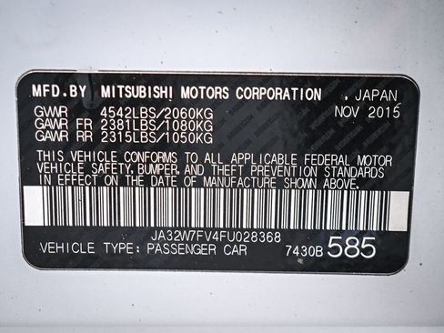 Used 2015 Mitsubishi Lancer Evolution Final Edition image 20