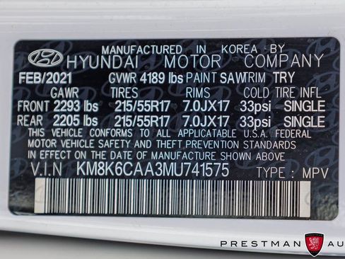 Used 2021 Hyundai Kona SEL Plus w/ Cargo Package AWD/4WD image 39
