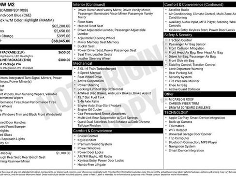 Used 2023 BMW M2 w/ Lighting Package image 44