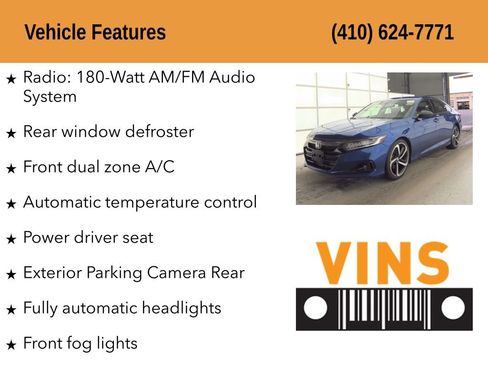 Used 2022 Honda Accord Sport image 5