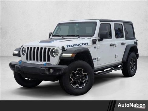 Used 2021 Jeep Wrangler Unlimited Rubicon 4xe image 1