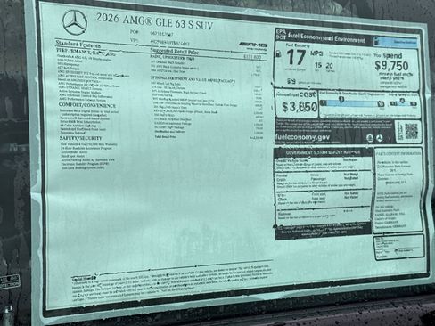 New 2026 Mercedes-Benz GLE 63 AMG S image 29