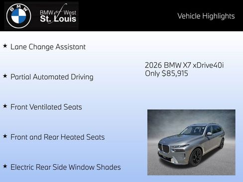 Used 2026 BMW X7 xDrive40i image 23