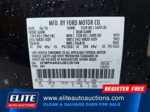 Used 2018 Ford Edge Titanium AWD/4WD image 17