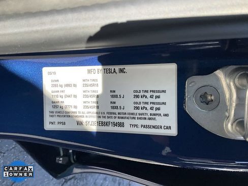 Used 2019 Tesla Model 3 Long Range image 21