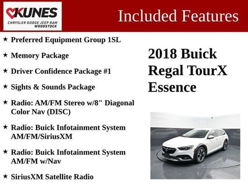 Used 2018 Buick Regal Essence w/ Driver Confidence Package #1 AWD/4WD image 3