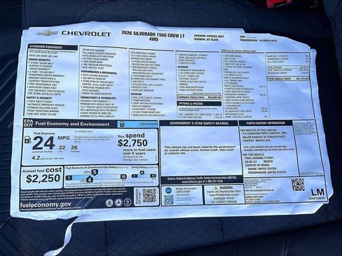 New 2026 Chevrolet Silverado 1500 LT w/ Z71 Off-Road Package image 13