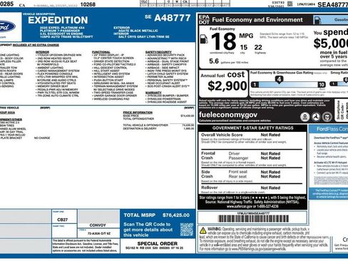Used 2025 Ford Expedition Platinum AWD/4WD image 2
