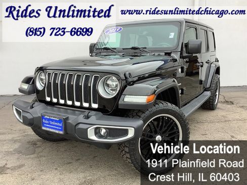 Used 2019 Jeep Wrangler Unlimited Sahara w/ Uconnect 4C Nav & Sound Group AWD/4WD image 21