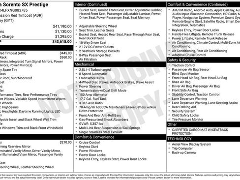 Used 2022 Kia Sorento SX image 15