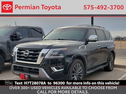 Used 2023 Nissan Armada Platinum w/ Captain's Chairs Package image 1