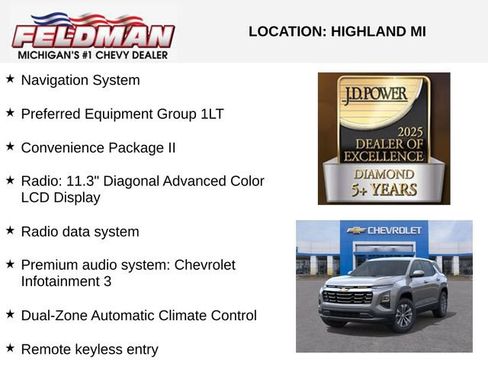 New 2026 Chevrolet Equinox LT w/ Convenience Package II FWD image 3