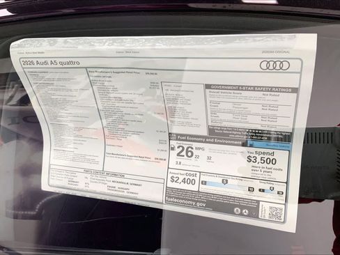 New 2026 Audi A5 2.0T Premium Plus AWD/4WD image 21