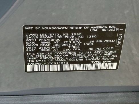 Used 2026 Volkswagen Atlas SE FWD image 29