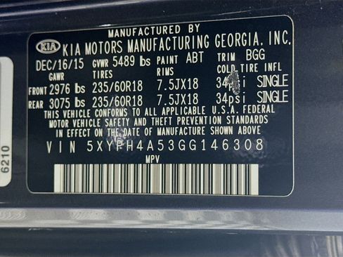 Used 2016 Kia Sorento EX image 37