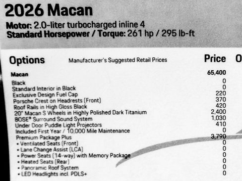 New 2026 Porsche Macan image 32