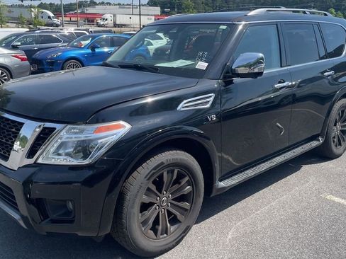 Used 2020 Nissan Armada Platinum w/ Captain's Chairs Package AWD/4WD image 2