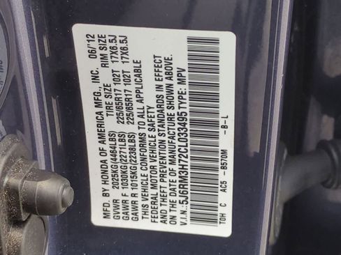Used 2012 Honda CR-V EX-L image 35