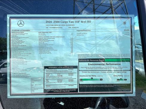New 2026 Mercedes-Benz Sprinter 2500 image 12