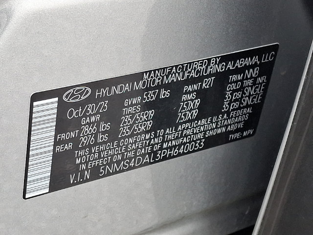 Used 2023 Hyundai Santa Fe Limited AWD/4WD image 28