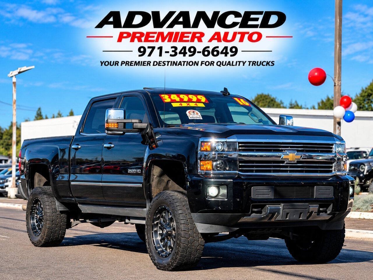 Used 2016 Chevrolet Silverado 3500 High Country w/ Duramax Plus Package AWD/4WD image 1