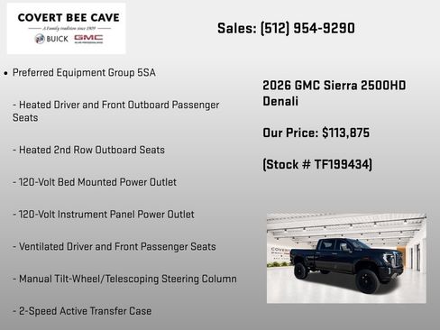 New 2026 GMC Sierra 2500 Denali w/ Denali Reserve Package AWD/4WD image 20