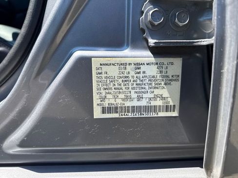 Used 2008 Nissan Altima 2.5 SL w/ SL Pkg FWD image 16
