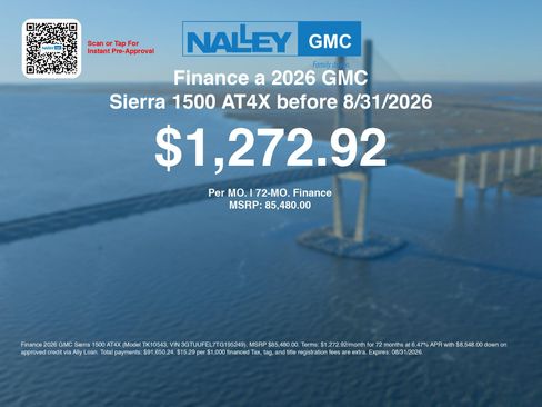 New 2026 GMC Sierra 1500 AT4X AWD/4WD image 6
