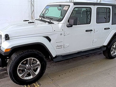 Used 2022 Jeep Wrangler Unlimited Sahara w/ LED Lighting Group image 1
