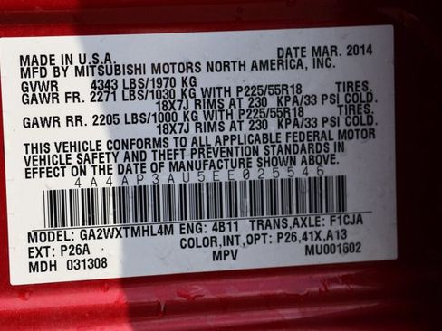 Used 2014 Mitsubishi Outlander Sport ES FWD image 16