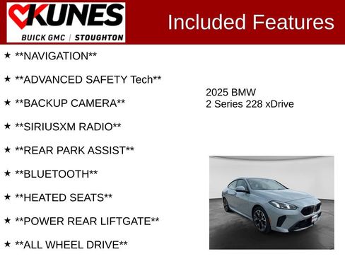 Used 2025 BMW 228i xDrive AWD/4WD image 2