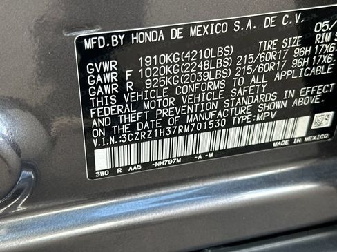 Certified 2024 Honda HR-V LX image 31