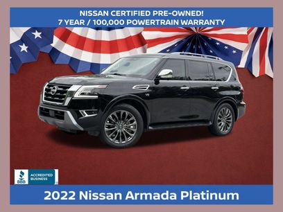 Certified 2022 Nissan Armada Platinum w/ Captain's Chairs Package