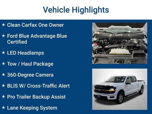 Certified 2025 Ford F150 XLT w/ Equipment Group 302A MID AWD/4WD image 3