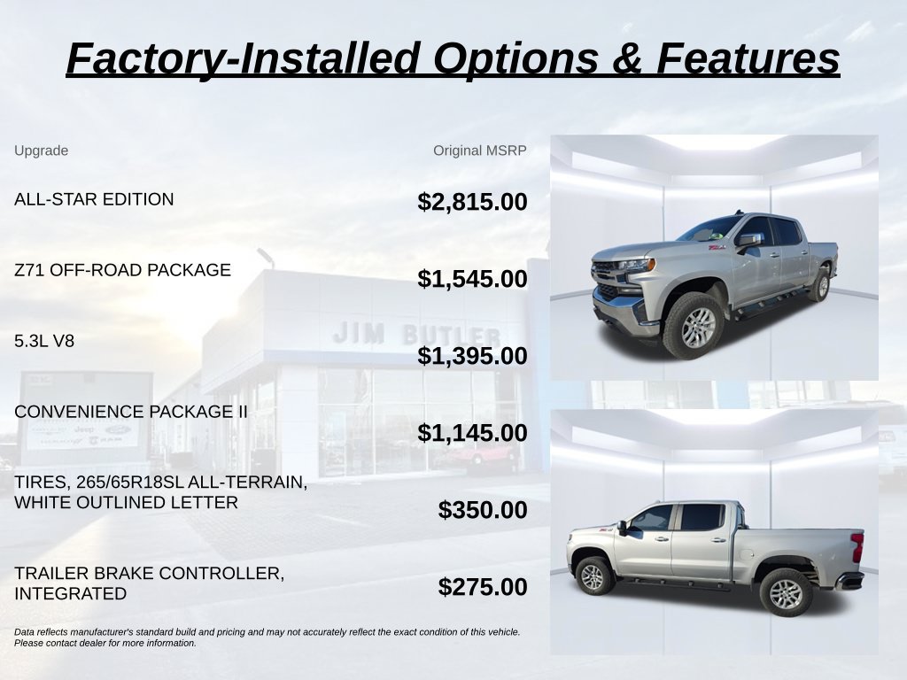 Used 2019 Chevrolet Silverado 1500 LT w/ All-Star Edition AWD/4WD image 2
