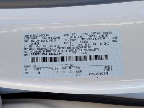 New 2026 Ford F350 Lariat w/ Black Appearance Package image 14