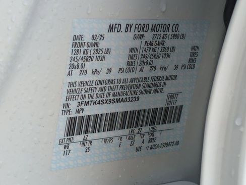 New 2025 Ford Mustang Mach-E GT w/ Bronze Appearance Package image 70