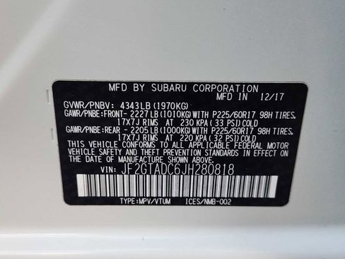 Used 2018 Subaru Crosstrek 2.0i Premium AWD/4WD image 32