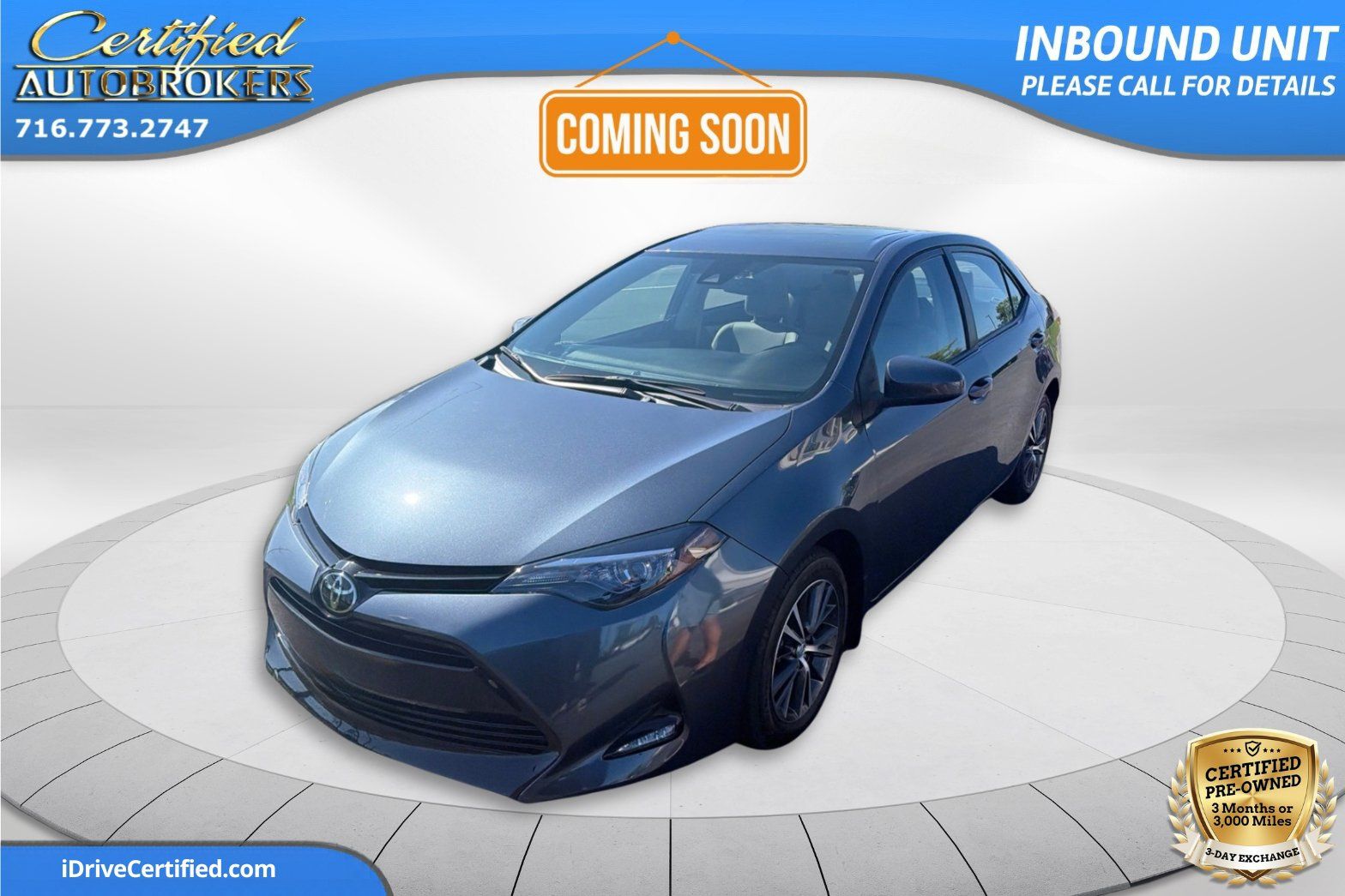 Used 2018 Toyota Corolla LE w/ LE Premium Package w/Moonroof FWD image 1