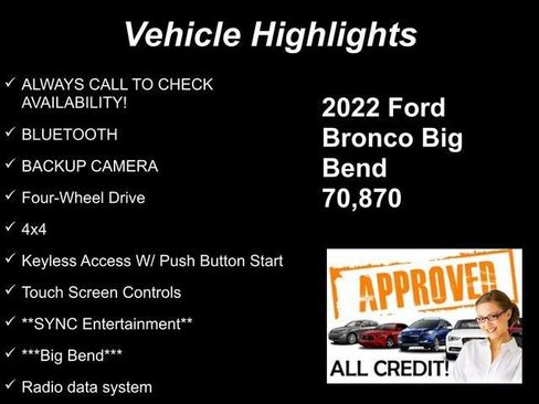 Used 2022 Ford Bronco Big Bend AWD/4WD image 10