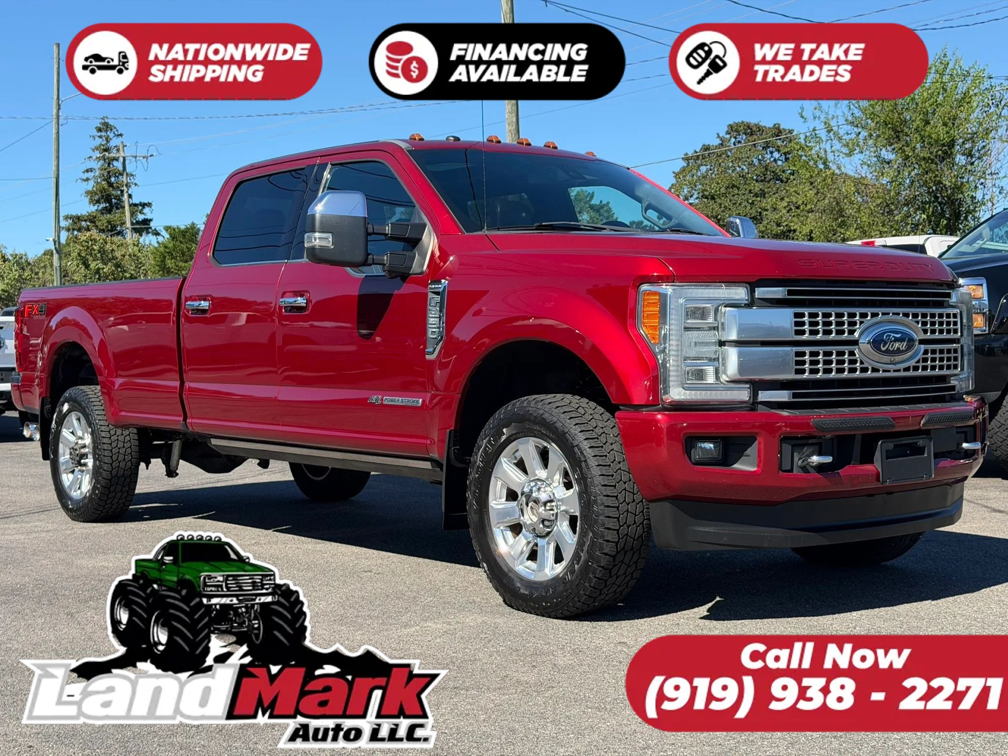 Used 2017 Ford F350 Platinum w/ Platinum Ultimate Package AWD/4WD image 1