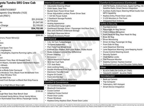 Used 2026 Toyota Tundra SR5 AWD/4WD image 33